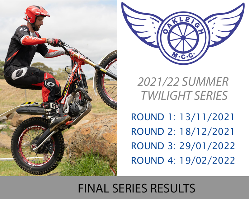 OMCC 21/22 Summer Series Final Results